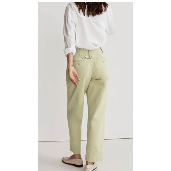 Madewell Relaxed Chino Pants in Pale Lichen Size 00 - Picture 2 of 16